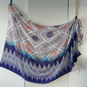 BOHO PATTERN SARONG New W/ Tag Resort Vaca Wear